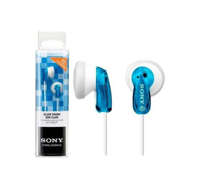 Sony MDRE9 Stylish In Ear Headphones - Blue - Zoom Image 2