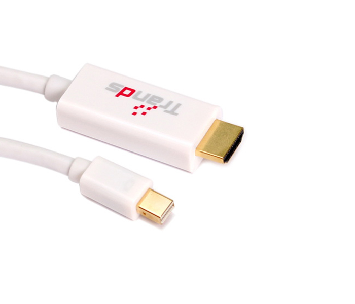 Trands TR-CA5260 Mini Dispaly to HDMI Cable - White - Zoom Image 2