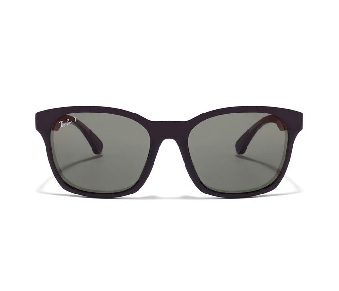 Ray-Ban 0RB4197l 601/9A Wayfarer Black Frame & Grey-Green Mirrored Sunglasses for Unisex - Zoom Image 6