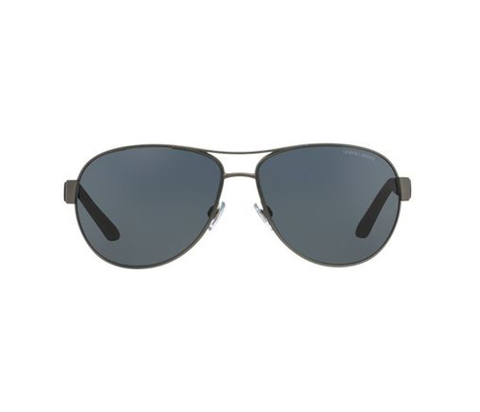 Giorgio Armani 0AR6025 308987 Aviator Matte Gunmetal Gray Frame & Grey Mirrored Sunglasses for Unisex - Zoom Image 4