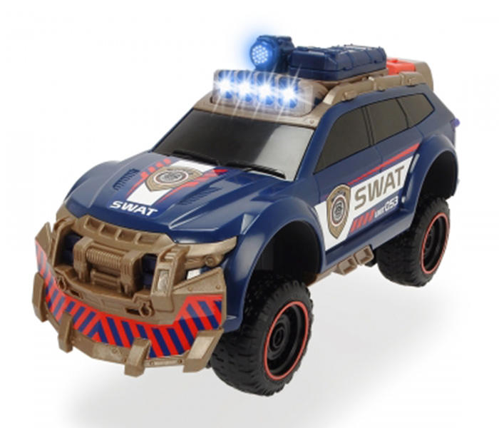 Dickie 203308380 33CM Action Series City Protector Swat Emergency Vehicle with Free Wheel - Blue - Zoom Image 2