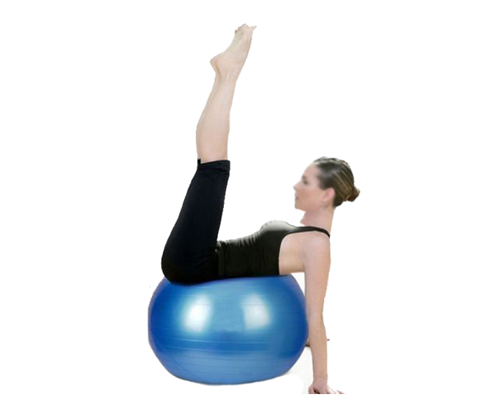 Fitness Yoga Exercise Anti Burst Gym Ball - Blue, 65cm - Zoom Image 3