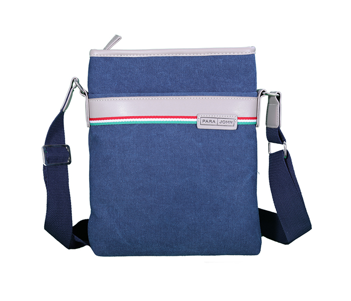 Para John PJSHB9308 Army Bay Canvas Shoulder Bags, Blue - Zoom Image