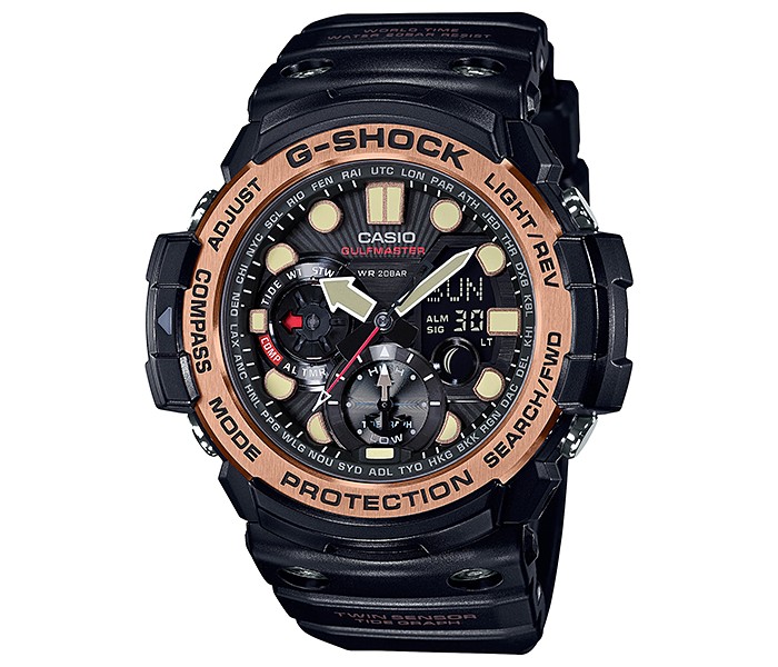 Casio G Shock GN1000RG-1ADR Mens Analog and Digital Watch Black - Zoom Image