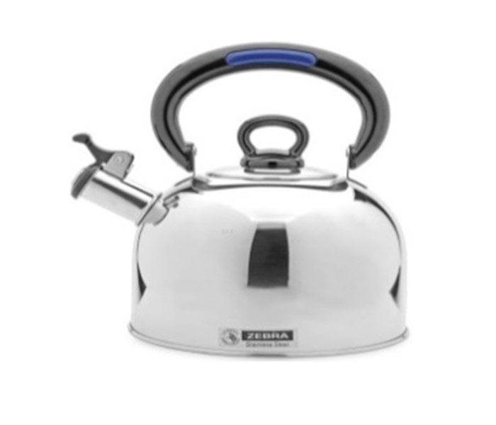 Zebra ZE-113522 Stainless Steel 4.5 L Classic Whistling Kettle Silver - Zoom Image