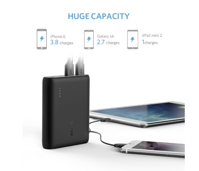 Anker A1214 Powercore 10400 mAh Power Bank Black - Zoom Image 5