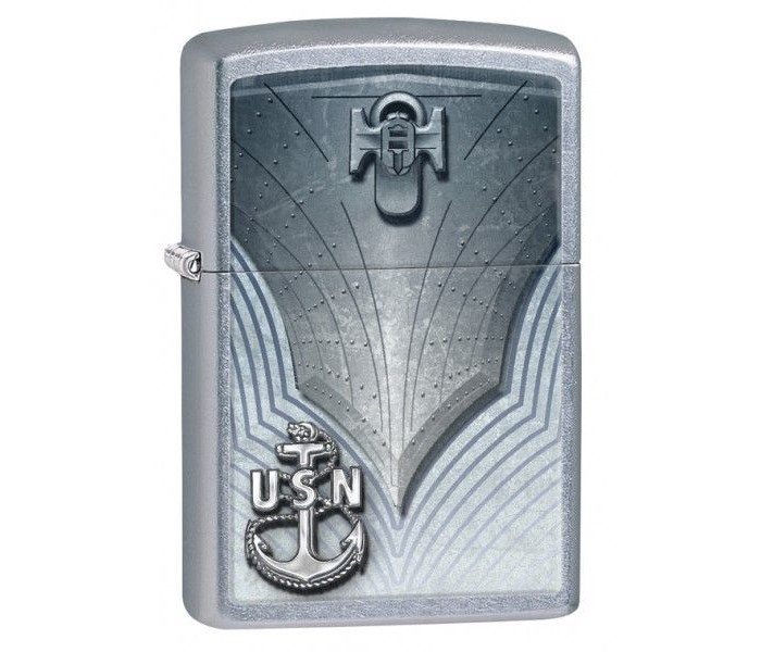 Zippo 28682 US Navy Lighter Silver - Zoom Image