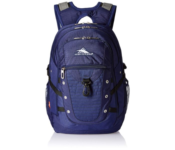 High Sierra HSR104LUG00040 Tactic Backpack Navy and Black - Zoom Image 4