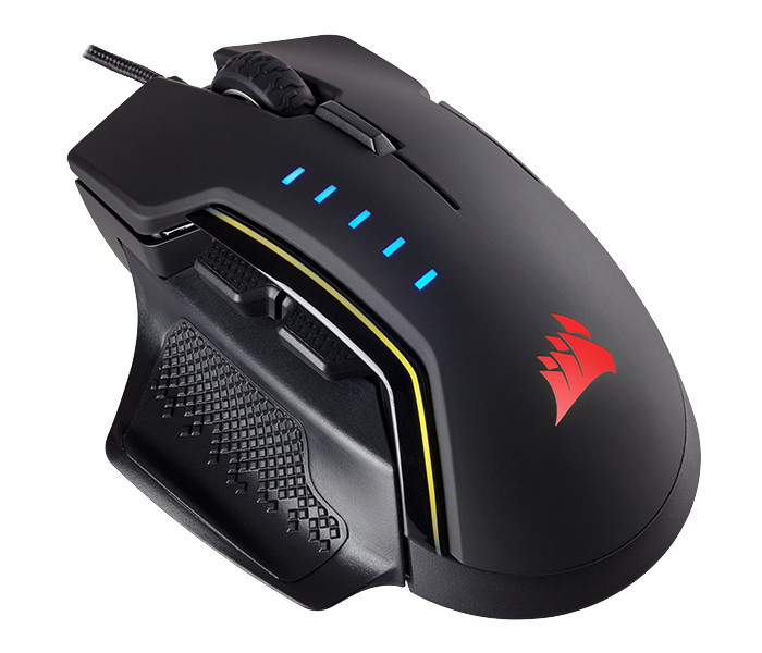 Corsair CH-9302011-NA Glaive RGB Gaming Mouse - Black - Zoom Image 1