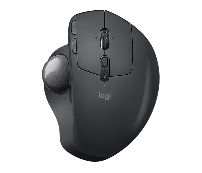 Logitech 910-005179 MX Ergo Wireless Trackball Mouse - Black - Zoom Image 6