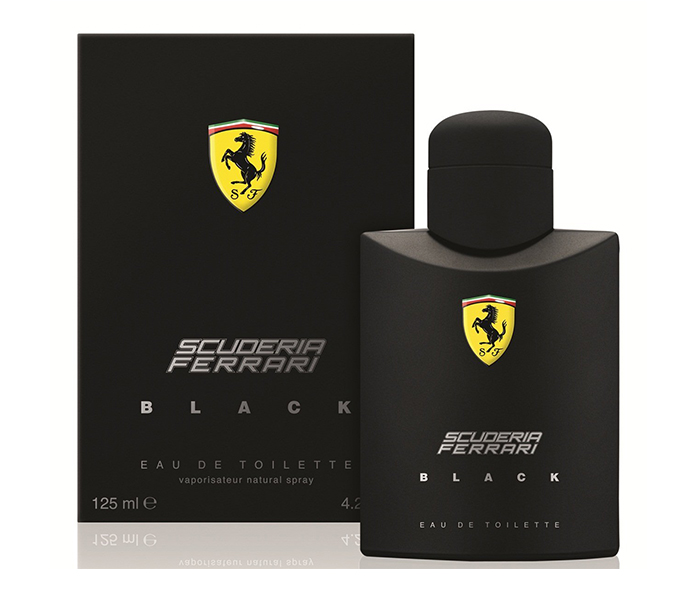 Ferrari 125ml Scuderia Black Eau De Toilette Spray for Men - Zoom Image 1