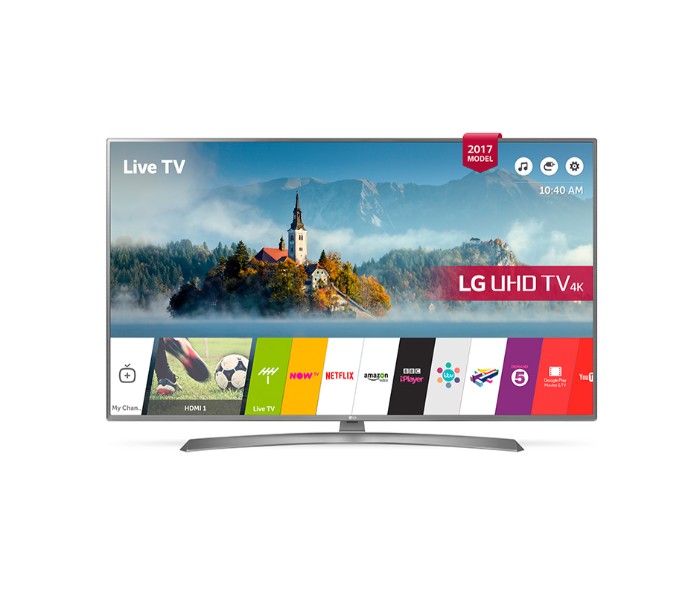 LG 55UJ670V 55 Inch 4K Ultra HD Smart TV Black - Zoom Image 4