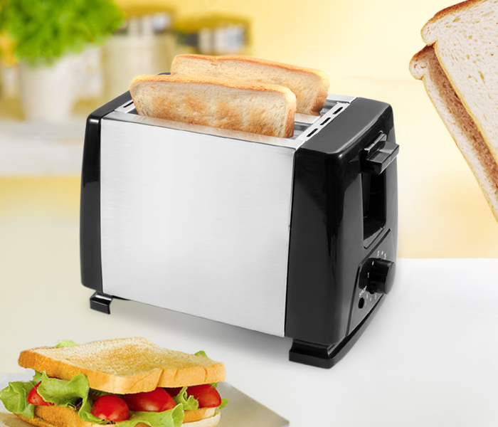 Hausberg HB-150 2 Slice Bread Toaster 700 Watts Silver - Zoom Image 4