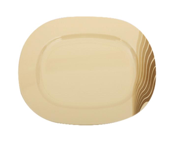 Royalford RF8176 12-inch Radiant Thai Oval Plate - Brown - Zoom Image