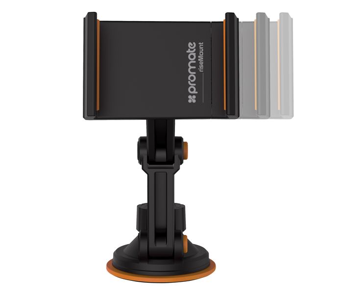 Promate RiseMount Multi-Level Car Mount Holder for Mobile Phone with 360 Degree Rotatable - Orange - Zoom Image 4