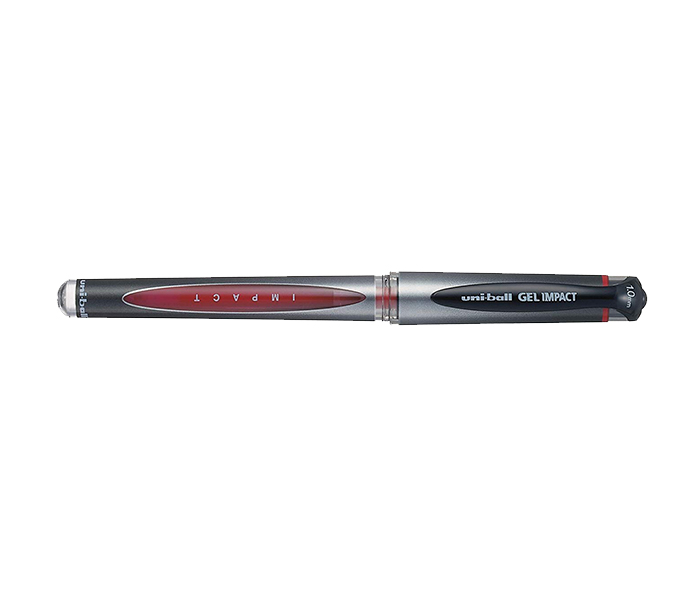 Uni Ball UM-153S Super Smooth Gel Ink Roller Pen - Red, Pack of 12 - Zoom Image 1