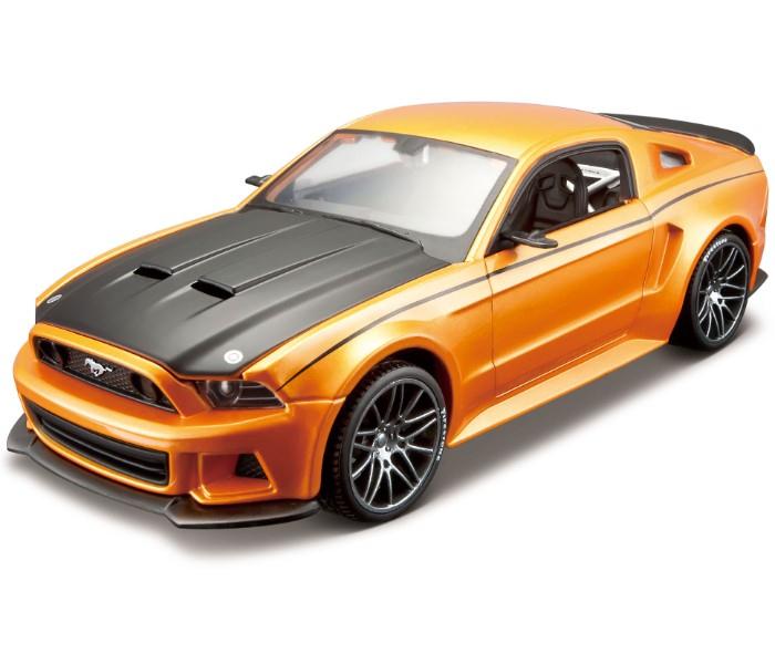 Maisto Tech 39127 SE Al Ford Mustang Street Racer Orange and Black - Zoom Image 3