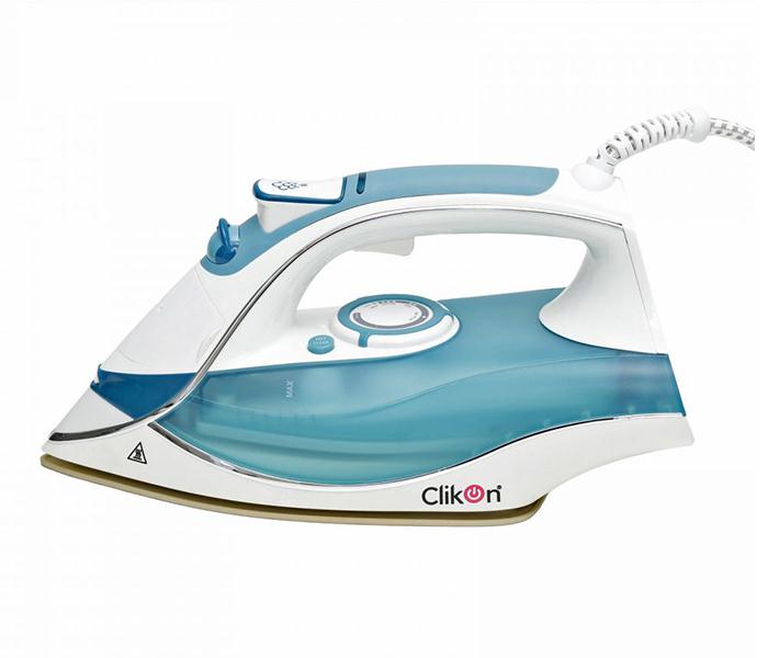 Clikon CK4109 Ceramic Soleplate Electric Steam Iron Box with Water Cup - Zoom Image 1