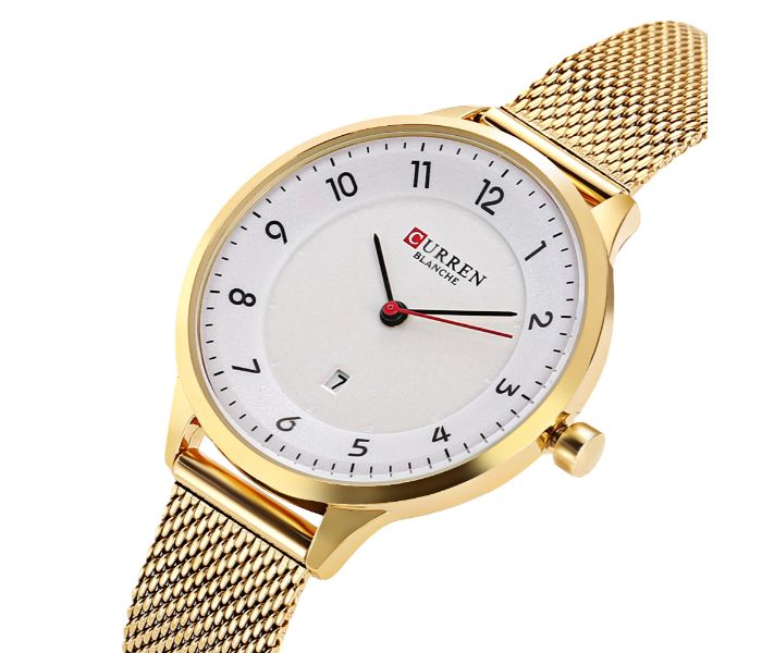 Curren 9035 Ultra Thin 2018 Luxury Wristwatch For Women Gold - Zoom Image 7