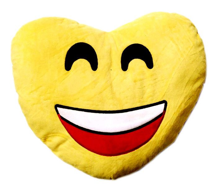 Laughing Emoji pillow - Yellow - Zoom Image