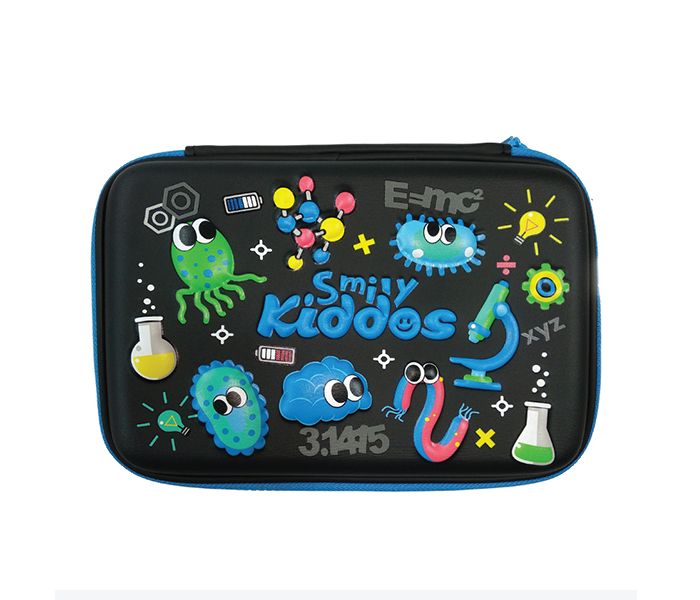 Smily Kiddos SK11001001 Double Compartment Pencil Case - Black - Zoom Image 4