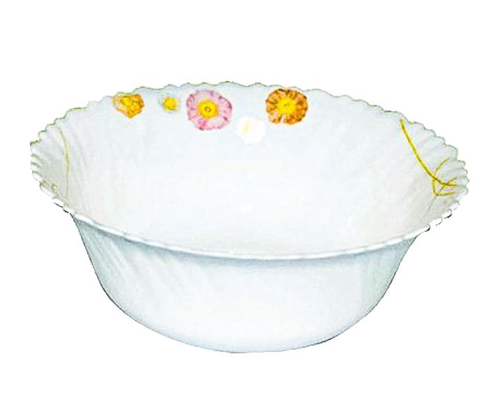 Royalford RF4263 7.5-inch Opal Ware Spin Soup Bowl - White - Zoom Image