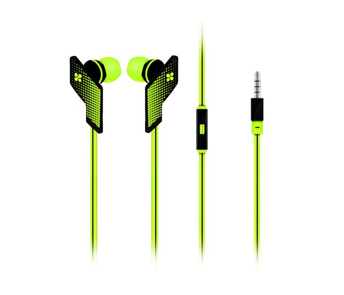 Promate Swank Ergonomic Comfort Fit Stereo Headset with Noise Isolation, Green - Zoom Image 6