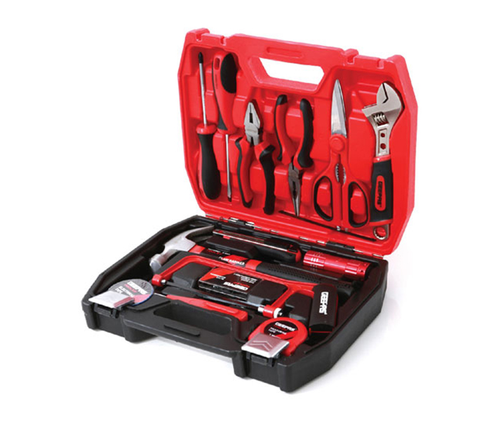 Geepas GT7647 Combination Tool Set Red, Black - Zoom Image 1