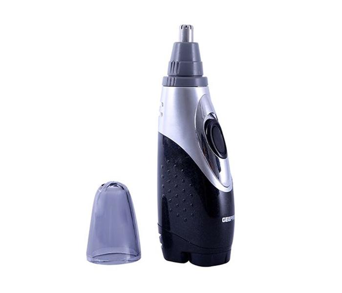 Geepas GNT8087 Non-Rechargeable Nose Trimmer with Vacuum System - Black and Silver - Zoom Image 1