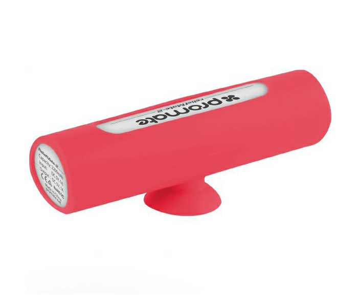 Promate ReliefMate-2 2200 mAh Ultra Small Power Bank Charger, Red - Zoom Image