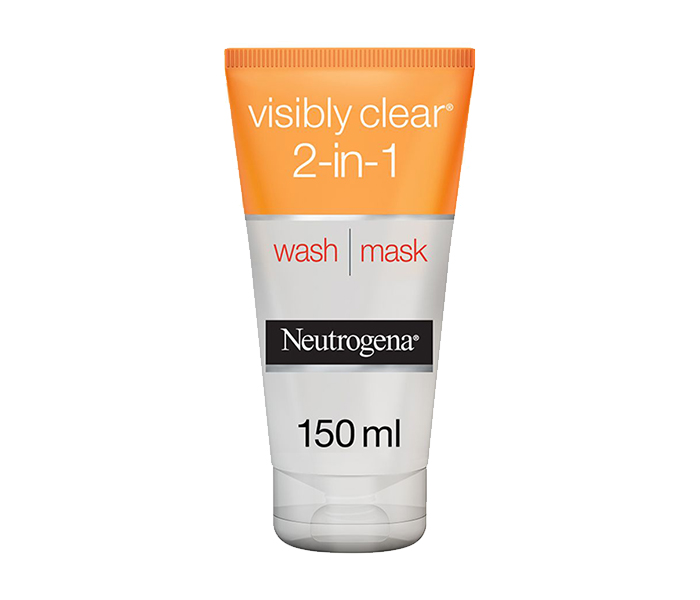 Neutrogena N15228605A 2-in-1 Visibly Clear Wash & Mask - 150ML - Zoom Image