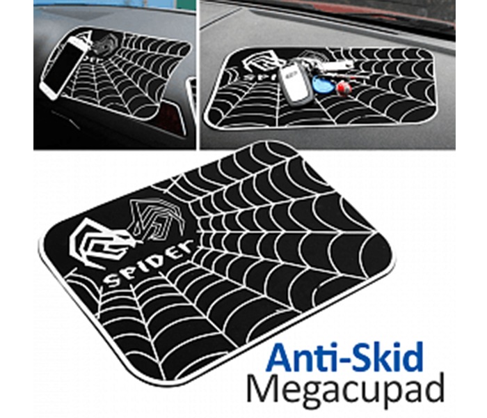 Offal ATS108 Spider Design Removable Nontoxic Anti-Skid Megacupad for Car - Black - Zoom Image 3