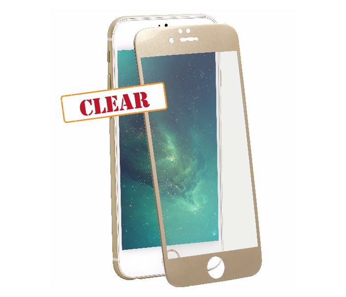 Promate UtterShield-iP6P Tempered Glass Thin Screen Protector, Gold - Zoom Image 2