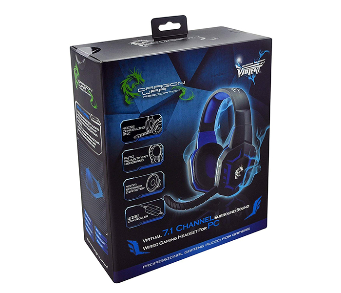 Dragon War G-HS-005 Violent 7.1 Channel Gaming Headset - Zoom Image 3