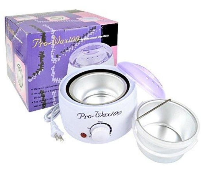 Pro-Wax 100  Hot Wax Heater Warmer Salon SPA Beauty Equipment PRWH100 White and Purple - Zoom Image 4