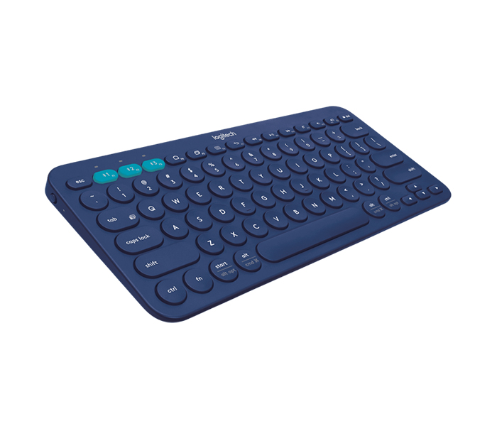 Logitech 920-007583 K380 Multi-Device Bluetooth Keyboard - English, Blue - Zoom Image 1