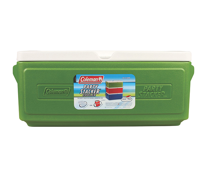 Coleman 3000005341 24 Can Party Stacker Cooler - Green - Zoom Image 1