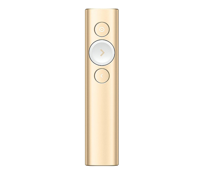 Logitech 910-004862 Wireless Professional Spotlight Presentation Remote - Gold - Zoom Image 3