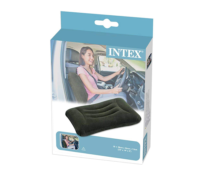 Intex ZX-68670 Inflatable Lumbar Cushion 2 in 1 Pillow - Green - Zoom Image 1