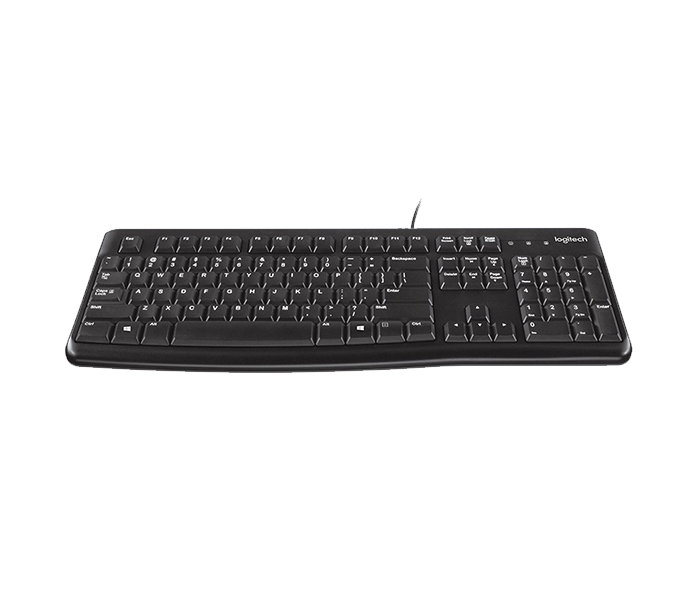 Logitech 920-002546 MK120 Wired Keyboard & Mouse Combo - Arabic, Black - Zoom Image 2