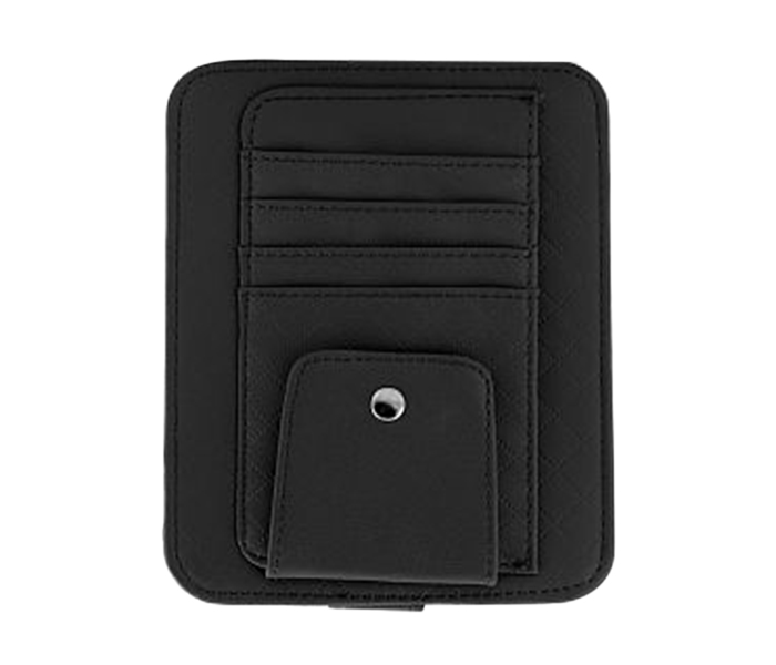 Offal Auto Sun Visor Organizer Pu Leather Pouch - Black - Zoom Image 3