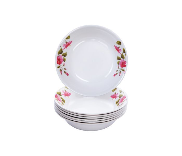 Flamingo FL9109CMW 9-inch 2 in 1 Melamine Ware Soup Bowl - 4 Pieces Combo - Zoom Image