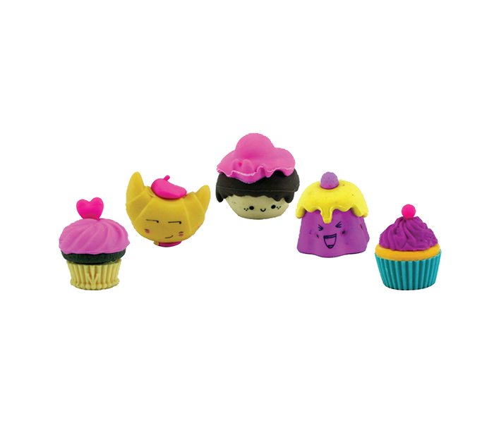 Smily Kiddos SK12002008 Fancy Cup Cake Eraser Set - Zoom Image 1