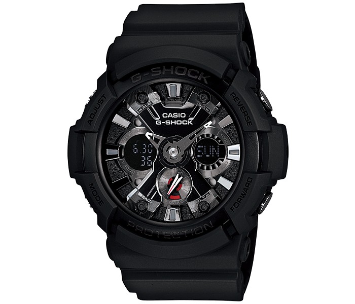 Casio G Shock GA-201-1ADR Mens Analog and Digital Watch Black - Zoom Image