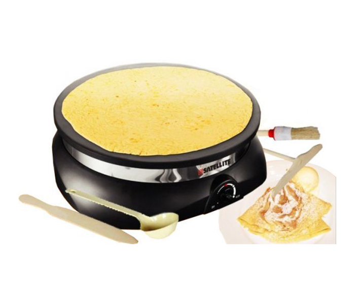 BM Satellite BM-101 1250 Watts Crepe Maker, Black - Zoom Image 2