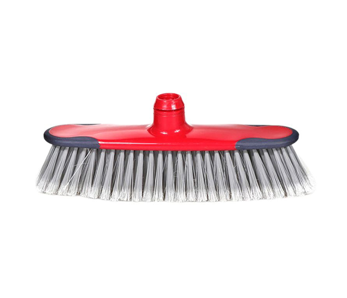 Royalford RF8832 One Click Series Floor Broom with Stick - Grey & Red - Zoom Image 1