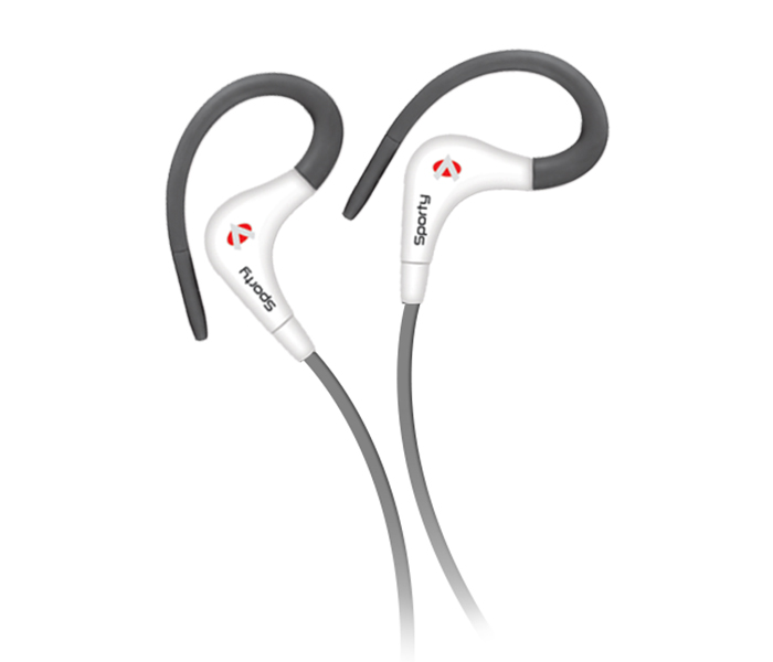 Audionic SE-40 Sporty Earbuds Earphone - Black& White - Zoom Image