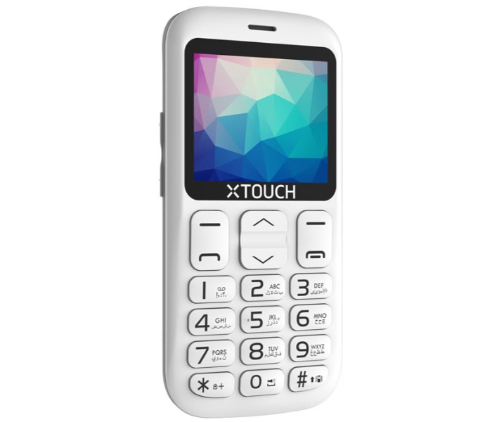 Xtouch SP4 Original and Senior Unique Design Dual Sim Feature Phone Super White - Zoom Image 1