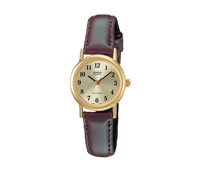 Casio LTP-1095Q-9BDF Womens Analog Watch Brown and Gold - Zoom Image