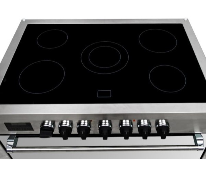 Bompani BO683DX/E 90 x 60 cm Full Electric Ceramic Cooker Stainless Steel - Zoom Image 3